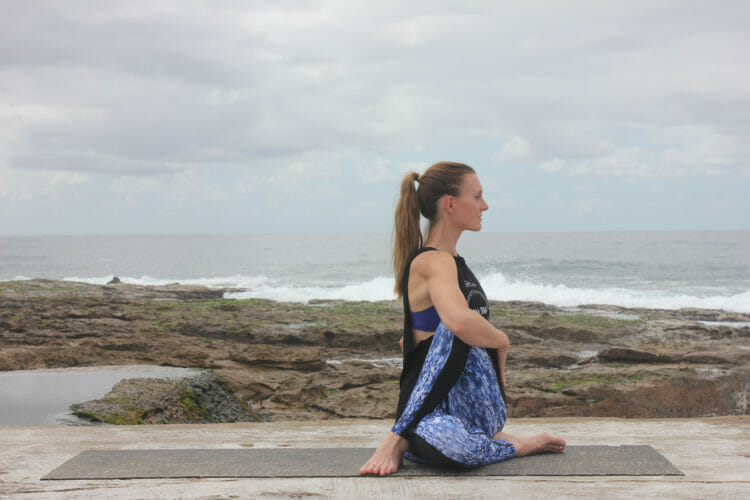 Ardha Matsyendrasana Yoga Anti Ageing